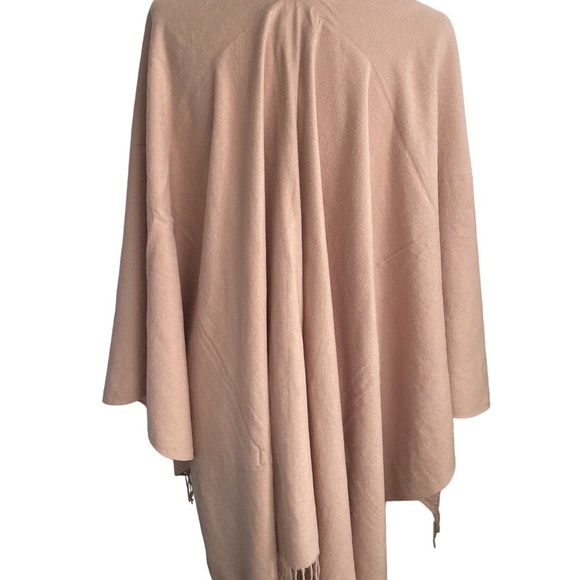 ADRIENNE VITTADINI So Soft Ruana Shawl Fringe Rhinestone NWT OS Boho Coastal - Picture 8 of 9